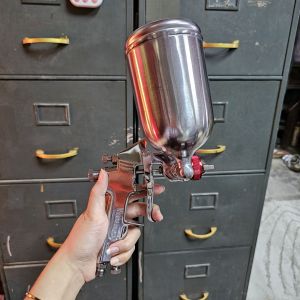 TATENO กาพ่นสี รุ่นS-710G หัวเข็ม 1.3 มิล แบบถ้วยข้างอลูมิเนียม 400cc. AIR SPRAY GUN