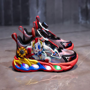 KUOBURENSHENG | LED Light Soft Bottom Slip Resistant Running Shoes