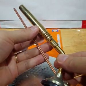 Đầu khò ga mini Đèn khò gas mini ống đồng 100%  ống đơn  hiệu Kapusi (Loại tốt) khò ga cao cấp tặng kèm thuốc hàn và 2 que hàn - Cửa Hàng Nam