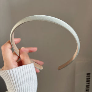 Green Fine Hairband Womens Outdoor Wear Summer High Skull Base Pressed Hair Headwear Simple Style Comfortable Fabric