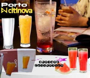 Gelas Kaca Gelas Jus Porto Citinova Isi 2 pcs