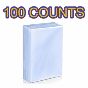 100 PCS Transparent Card Sleeves Playing Games TCG Protector Cards Folder Anime Baseball Star Yugioh Case Holder Kids Toy Gift