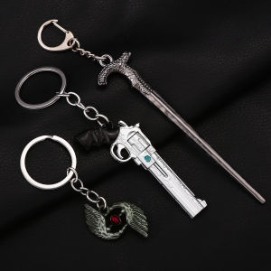 Game Devil May Cry 5 Devil MaDevil Dante Nero Sword Keychain Pendants Cosplay Props Men Women Backpack Jewelry Gift Accessories