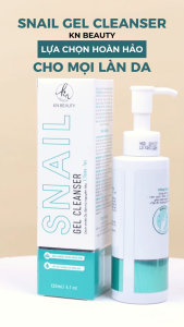 < Nhận quà ngay > Gel Rửa Mặt Trắng Da Ngừa Mụn KN Beauty SNAIL GEL CLEANSER 120mL