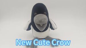 22Cm Steve and Maggie Plush Toy New Halloween Kawaii Magpie Crow PlushToys Soft Stuffed Animal Doll Pillows for Holiday Gifts