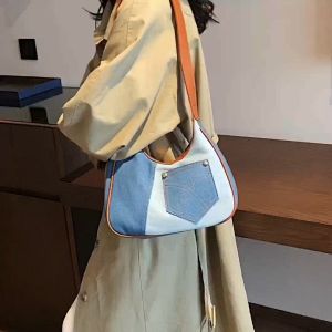BJ280121 - LIGHTBLUE/DARKBLUE TAS SHOULDERBAG HANDBAG JINJING SLEMPANG TOTEBAG KOREA CHINA TAS WANITA FASHION IMPORT MODIS ELEGAN TERMURAH TERLARIS TERBARU BAGSTORE JAKARTA TAS BATAM JTF80121