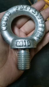 Ycaruz Lifting Supply Galvanized Eye Bolt and Eye Nut 6-14mm Lifting Utility Ring Bolt & Nut