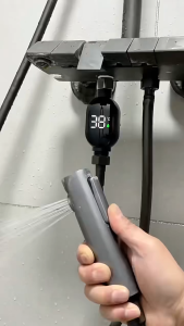 Bath Water for Baby Solar Powered Shower Digital Temperature Gauge for Bathroom Safety No Battery Needed