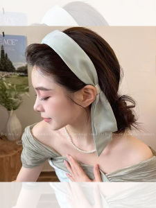 หมวกคล้องผมสไตล์ฝรั่งเศส ขอบกว้าง สายผูก หมวกคล้องผมสำหรับผู้หญิง สไตล์แฟชั่น ทรงปากกา หมวกคล้องผมป้องกันการลื่นได้ในชีวิตประจำวัน