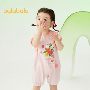 Balabala Baby Clothes Boys Onesie Girls Clothing Crawl Suit 2024 New Summer Style Comfortable And Breathable