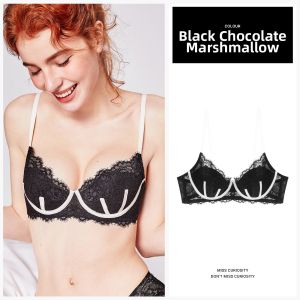 Miss Curiosity | Small-looking Breast Lifting Lace Thin Bra for Summer