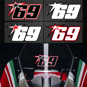 For motogp Nicky Hayden 69 Motorcycle Sticker Reflective Motocross Motorbike Body Helmet Waterproof Decal