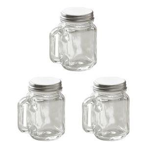 JUSTINLAU Chai Thủy Tinh Mini Đựng Cà Phê Cô Đặc Đóng Chai Phụ Bình Kín Chống Rò Rỉ Sữa Mật Ong Bảo Quản Cốc Rượu Nhỏ Thân Thiện Với Môi Trường 35Ml