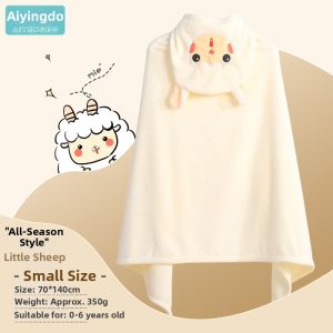 AIYENGDO | Hooded Dinosaur Design Towel Robe for Toddlers