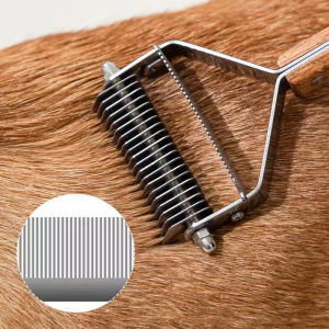 Dog Fur Remover Comb Large Breed Cat De Shedding Tool Gold Retriever Tosa Inu Hair Removal Dog Grooming Tool De Tangle Knife