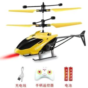 Durable Mini Remote Control Helicopter Toy for Boys Black Tech Flight Vehicle Remote Control Airplane Toy Kids Helicopter