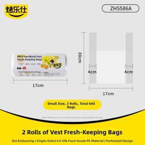 KAULUS | Heavy-duty Food-Grade Plastic Preservation Bag for Home Kitchen Hand Carry