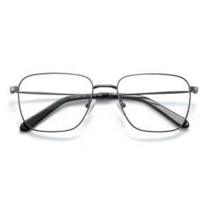 ZENOTTIC Fashion Square Metal Optical Frame Modern Eyewear For Men Lightweight Non-Prescription Eyeglasses