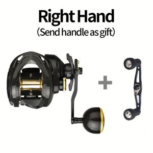 16KG Drag Power Fishing Reels Carbon Body Retrieve Lightweight Spinning Baitcasting Reel for Freshwater Saltwater Baitcaster