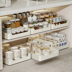Sliding Drawer Under Sink Storage Organizer