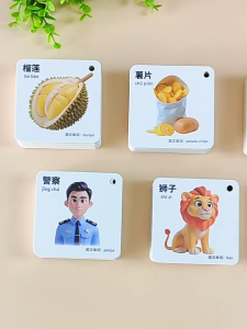 Flashcard Tiếng Trung AI Cho Trẻ & Người Mới Học – Bộ 45 Thẻ Chống Nước Có Pinyin