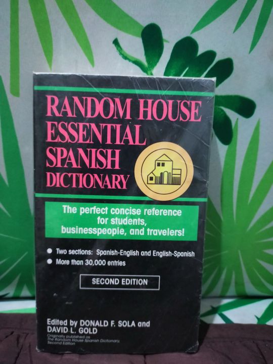 Random House Spanish Dictionary Lazada PH