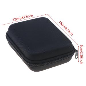 1Pcs Hard EVA Carrying Storage Case Portable Zipper Mesh Pocket Organizer Bag