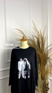 Midi Dress Terbaru 2023 GHANIA MIDI DRESS COMBED 24 S APK SABLON Midi Dress Wanita Simple Oversize