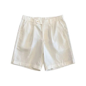 ZHUOCAN | Summer American Retro White Denim Shorts Mens Badminton 4th Length