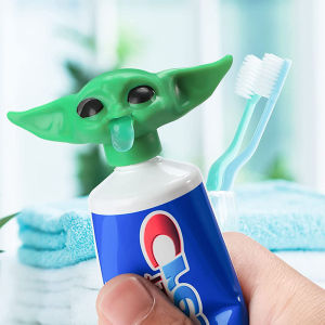 Yoda Baby Squeeze Toothpaste Head Alien Toothpaste Defender Spoof Cute Creative Squeezing Machine Toothpaste Cap Lid
