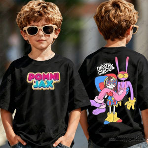 hot toys | Cartoon Magical Digital Circus Pattern T-shirts For Adult/Kids Magical Digital Circus Tshirts Kids Cute Tees Parent Child Tops
