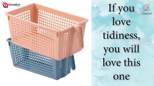 Oxihom Keranjang Tempat Penyimpanan Makanan Dapur Plastik Sayur Buah Food Storage