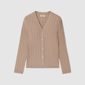 ICICLE | Spring Summer Silk Cotton Blend Yarn Cardigan