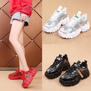 New Fashion Casual Sports Womens Shoes Platform Thick Sole Height Increasing Shoes for Women