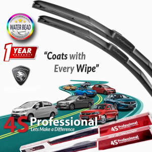 Proton Wira 1993-2013 4S Professional Wiper Silicone Blades 20+17 (1 pair)