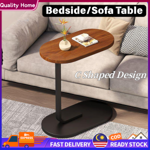 Simple bedside table simple coffee table C-shaped design convenient and practical side table small coffee table sofa side table bedside table Nordic corner table side table living room simple
