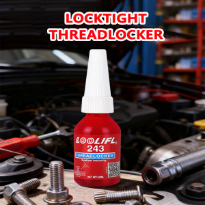 243thread locking agent locking and sealing nuts bolts fasteners and metalslocking agent prevents detachment and leakage10ml
