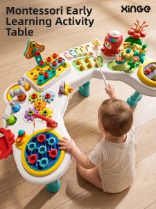 lekate | Educational Multi-Functional Toy Table 6-Sided