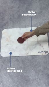 DIATOMITE ABSORBENT MAT PANDA | BATH MAT