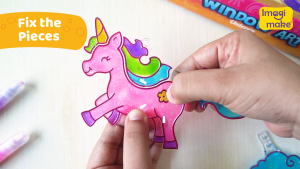 Window Art Unicorn | Stained Glass Kit | Unicorn Girls Toys Age 6-8 | 6 Year Old Girl Birthday Gift | Art and Crafts for Girls 8-12 | DIY Suncatcher Kit for 56789101112 Year Old Kids