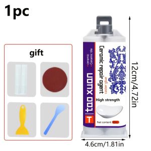 1pc Ceramic Repair Agent - Super Strong Waterproof Leak Sealant for Quick Fixes on CeramicsSinksBathtubsToilets Vases Tiles