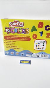 MALAM PERMAINAN FUN-DOH FUN DOH ISI 10 WARNA MAINAN EDUKASI KREASI