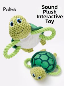 petlimit | Bite-Resistant Squeaky Teething Dog Toy