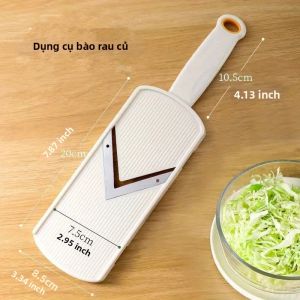 Máy Thái Rau Củ Bằng Thép Không Gỉ - Máy Cắt Bắp Cải Hành Tây Dưa Chuột Khoai Tây - Dụng Cụ Nhà Bếp Nhỏ Gọn Để Sơ Chế Nhanh Chóng