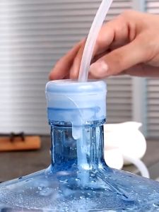 1.5M Water Dispenser Silicone Tubing Hose with Stainless Steel Extended Filter Inlet Pipe