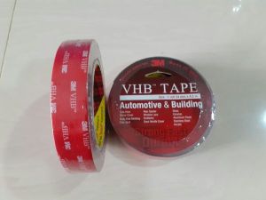 Isolasi Bolak Balik Double Tape 3M VHB 12 24 Merah Original Made in USA 12mm 24mm