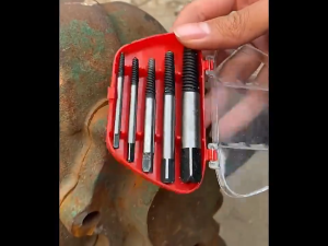 ดอกถอนเกลียวซ้าย ถอนเกลียว เกลียวหวาน ถอดเกลียว สกรู speed out สำหรับถอดน๊อตขาด