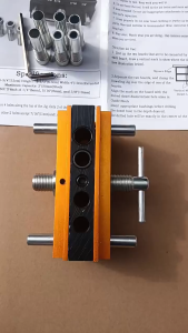 Self Centering Doweling Jig JoyTube Drilling Guide Positioner Woodworking Doweling Jig Tool Hole Self Centering Locator