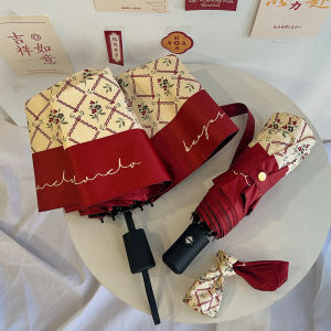 Mũi Tròn Tự Động Chống Nắng Họa Tiết Hoa Cho Nữ Mũi Tròn Gấp Ba Tự Động Chống Nắng Chống Tia UV Mũi Tròn Chống Mưa