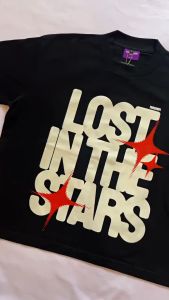 Kaos Hitam Lost In The Stars T-Shirt | Boxy Fit | Lost In The Stars | Black | Paradigm Capital | katun| kaos pria distro